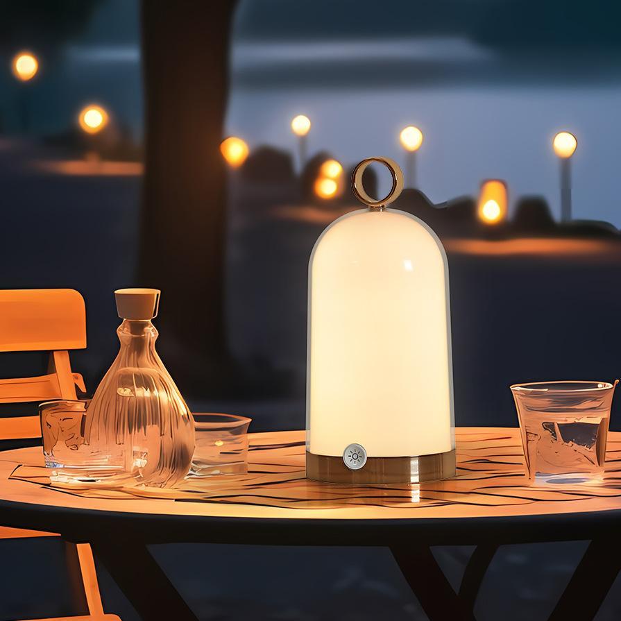 Luminária de mesa de bar com atmosfera RGB recarregável