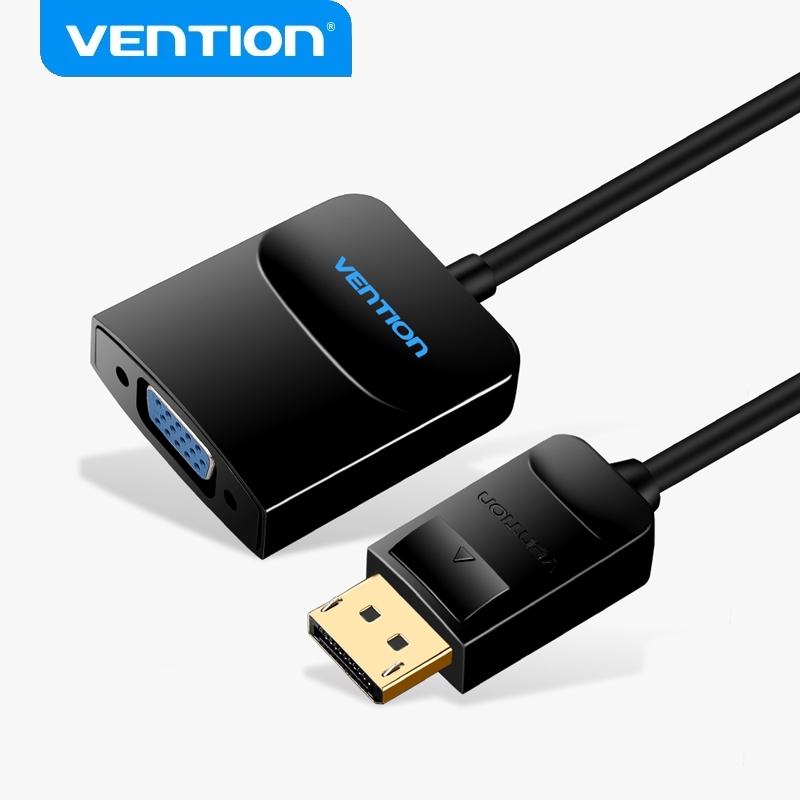Vention DisplayPort Para VGA Adaptador Banhado A Ouro DP Macho Fêmea Computador Laptop Monitor Projetor HDTV em Oferta na Shopee