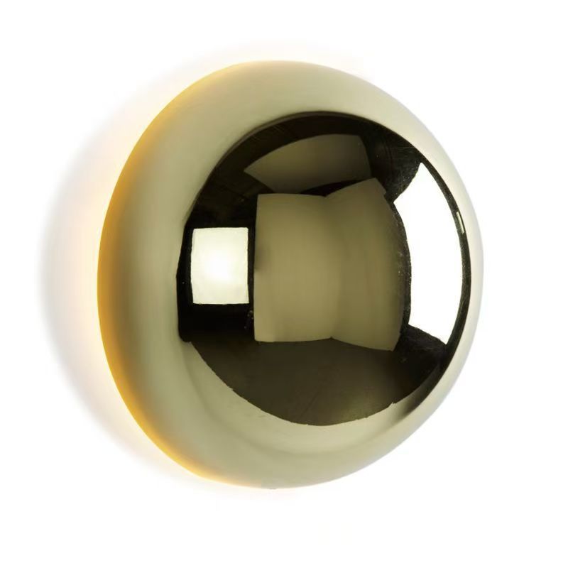 Bauhaus Conduziu A Lâmpada De Parede, Luz Interna Semicircular Minimalista Nórdica, Luminária Decorativa Da Sala De Es