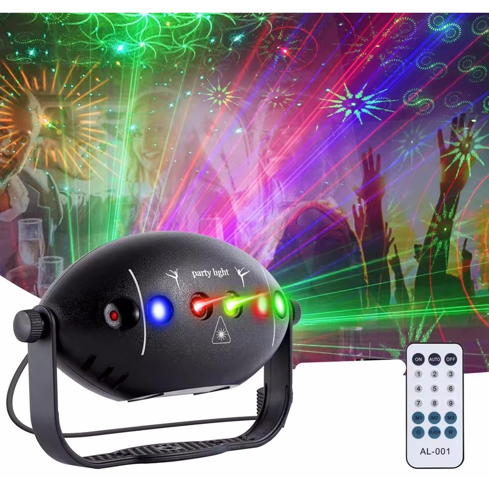 RGB Festa DJ Disco Laser Padrão Palco Luz Projetor De Natal Interior Clube Efeito De Decoração De Férias