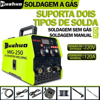 Máquina de solda MIG-250 máquina de solda portátil Inversor de Máquina de inversora de solda!!!