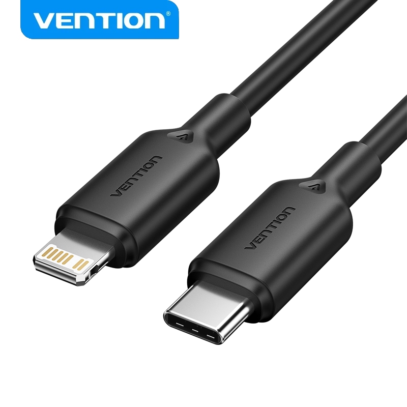 Vention Cabo Lightning Para USB-C iPhone 3A Carregamento Rápido E Transferência De Dados