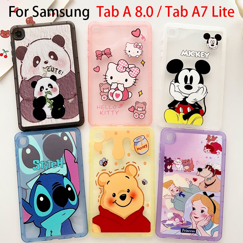 Para SAMSUNG Tab A7 Lite 8.7'' Tab A 8.0 T220 T225 T290 T295 Fofo e na moda Padrão Fosco tablet Capa Protetora em Oferta na Shopee
