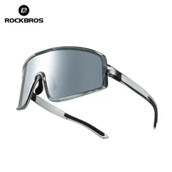 ROCKBROS Bicicleta Polarizada Fotocromática Óculos À Prova De Vento Anti Nevoeiro Proteção UV400 Com Quadro Miopia Equip
