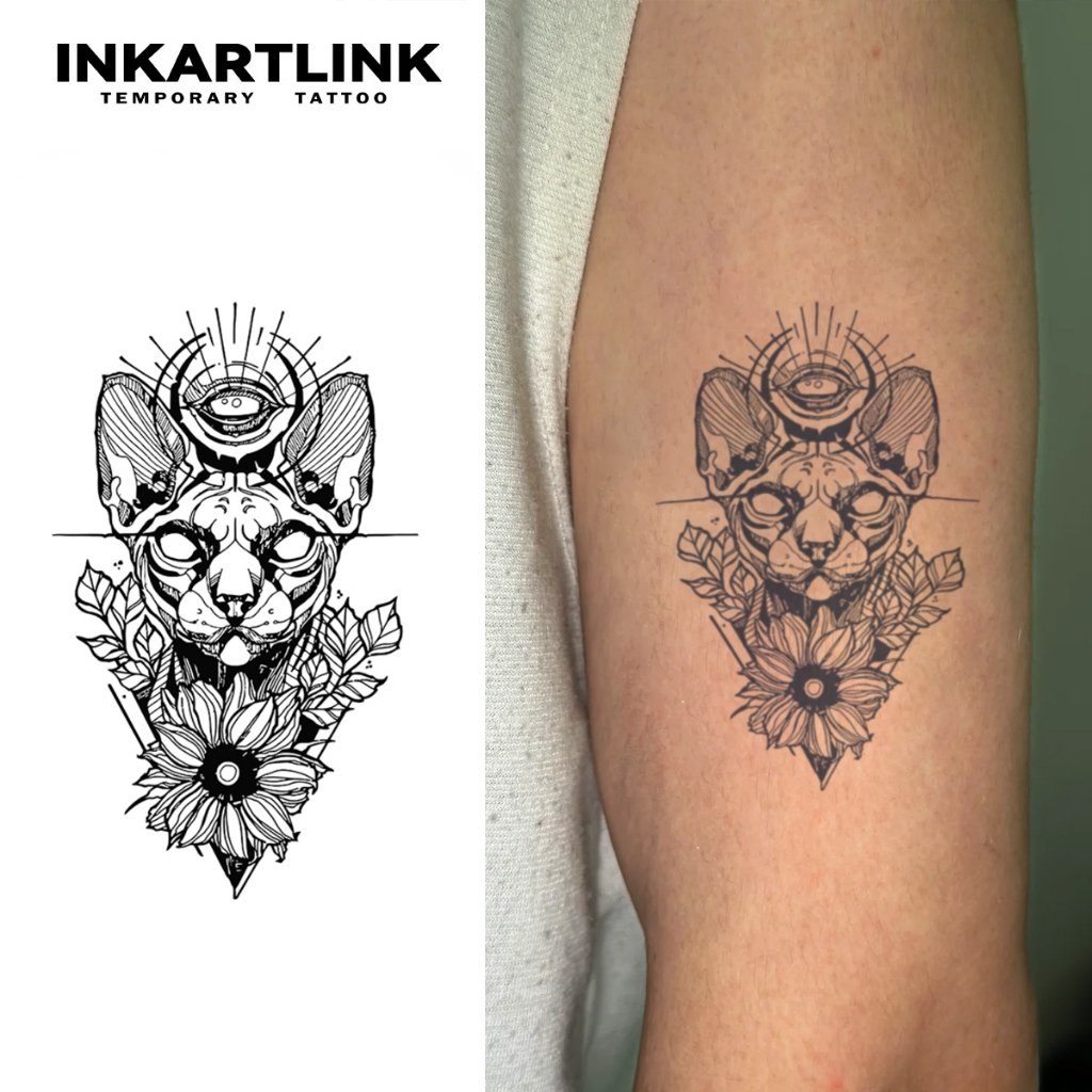 Tecnologia revolucionária INKARTLINK para tatuagens, adesivo de tatuagem temporária, tatuagem falsa, à prova d'água, apa