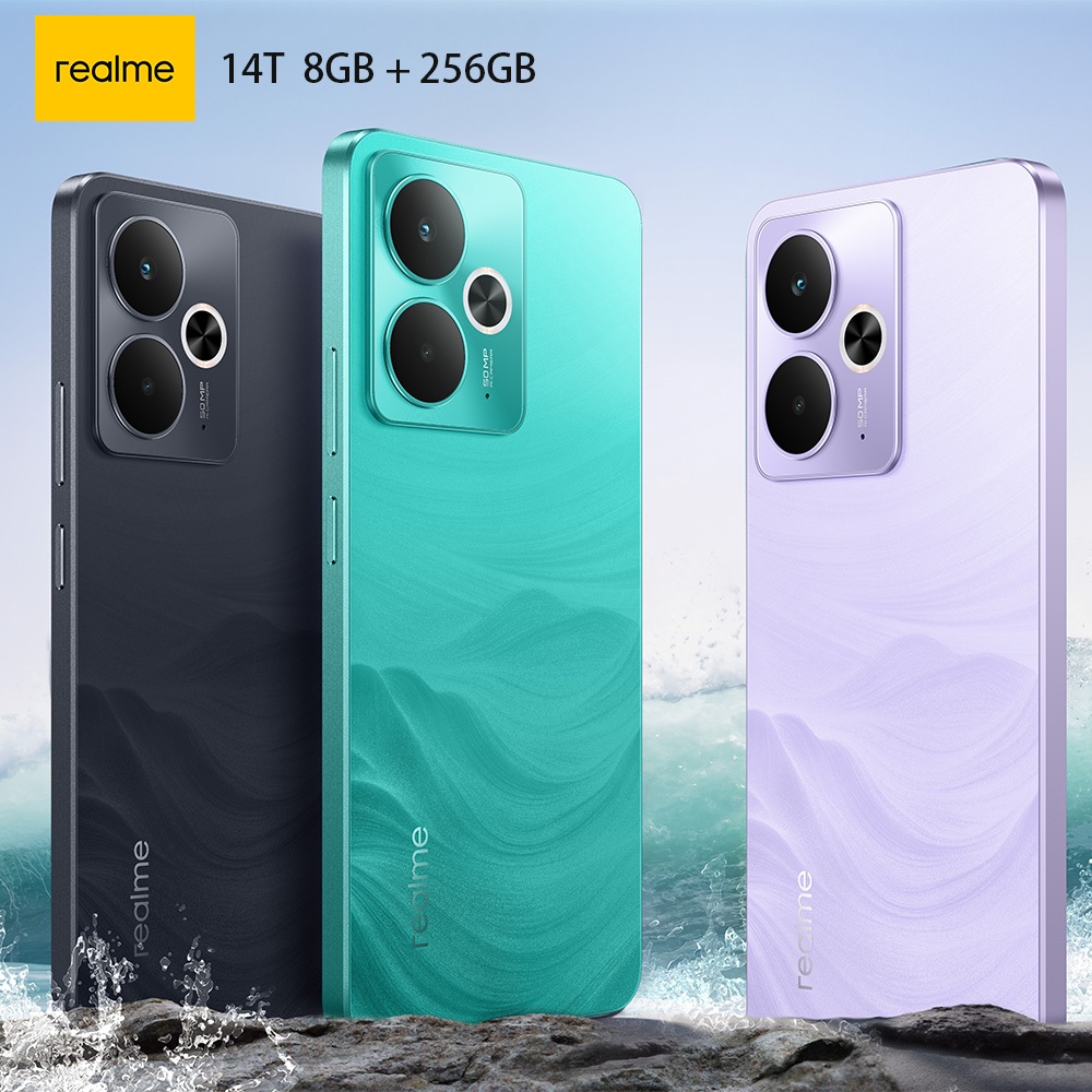 Smartphone Realme 14T 8GB + 256GB NFC Versão Global Novo Selado