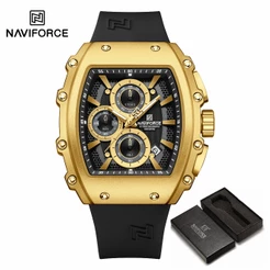 NAVIFORCE 8070 Relógio Masculino Com Pulseira De Silicone Multifuncional Para Acampamento Ao Ar Livre Esportivo