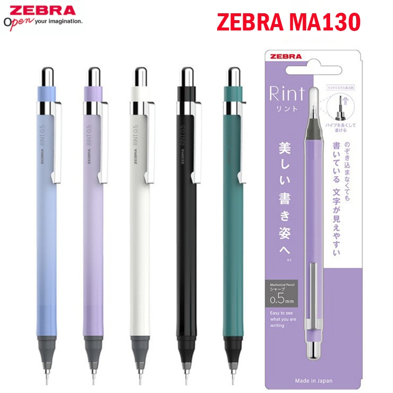 1Pcs Japão ZEBRA MA130 Rint Lápis Mecânico Com Manga Longa 0.5mm em Oferta na Shopee
