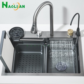 Kit Cuba Cozinha Gourmet De Aço Inoxidável Combinada Com Torneira Cinzento Conjunto Completo em Oferta na Shopee