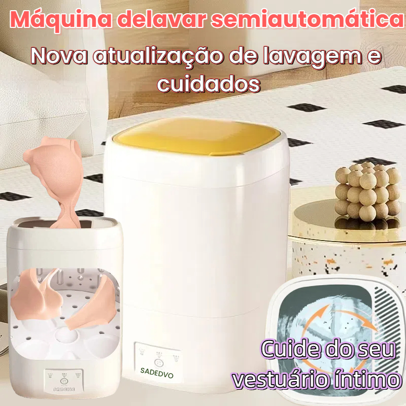 Mini máquina de lavar roupa 4 Litros portátil moderna máquina Máquina de Lavar Automática 110v/220v
