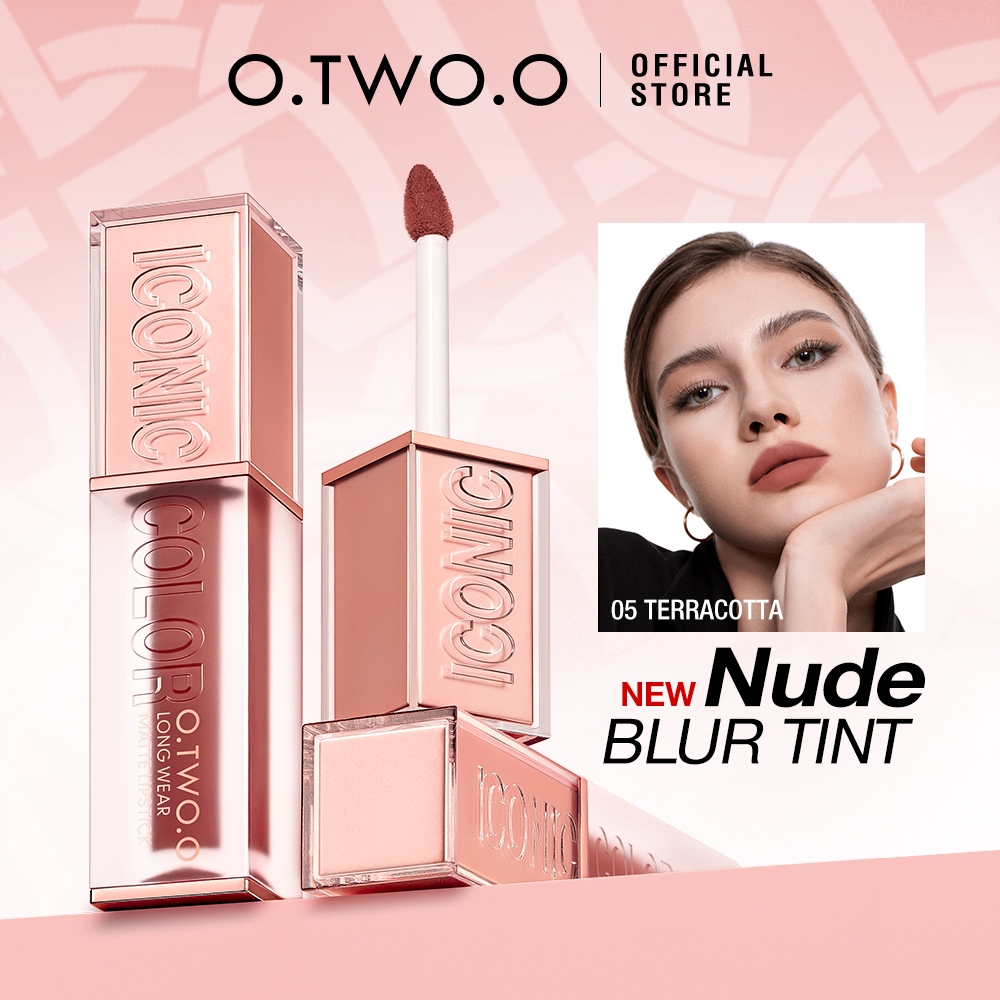 O.TWO.O Lip Primer Smooth Velete Matte Maquiagem De Batom Líquido À Prova D'água De Longa Duração - Beauty
