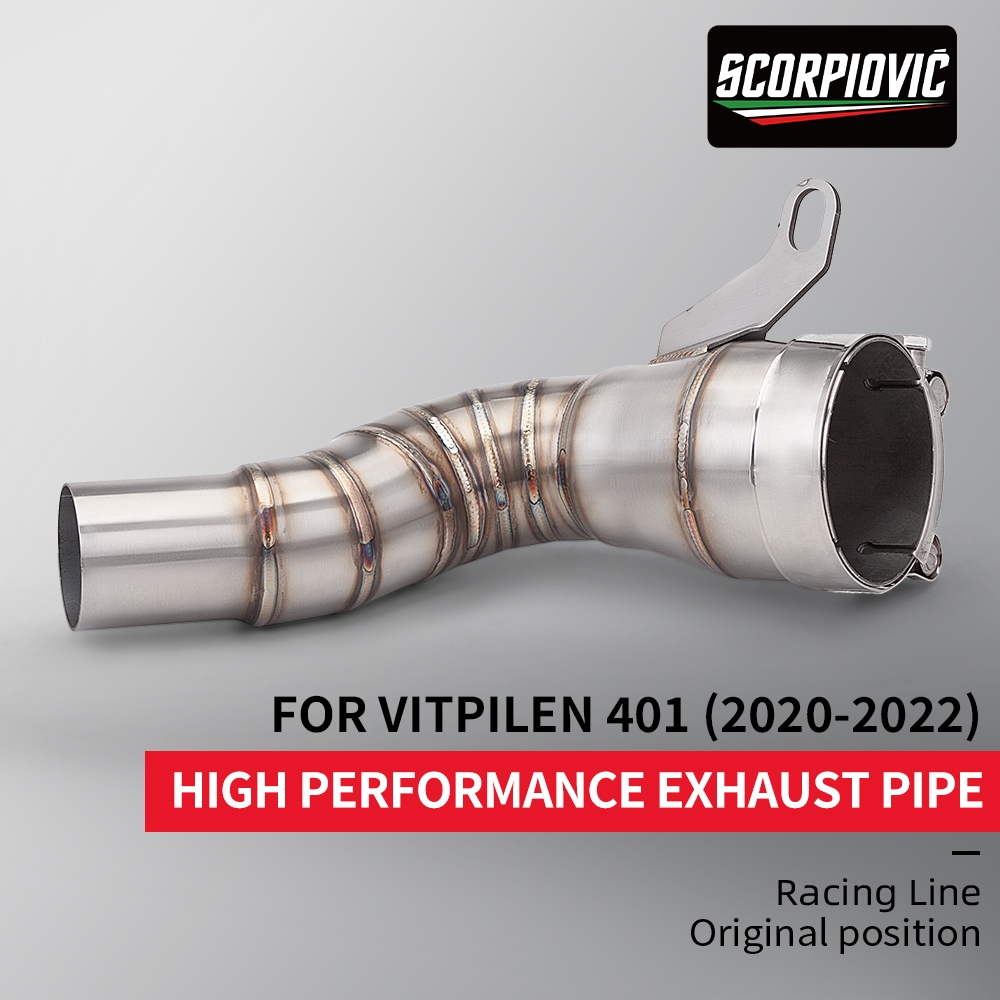 Para Husqvarna 401 125 250 SVARTPILEN Vitilpilen 401 2020-2022 Silenciador De Escape Da Motocicleta Modificado Conectar 