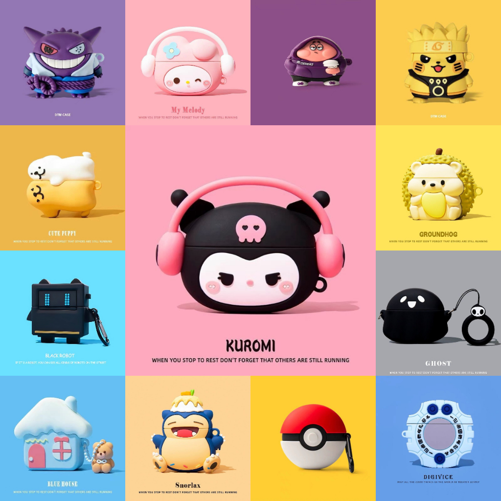 Aplicable a Samsung Galaxy Buds 3/Pro Caso De Fone De Ouvido Personalidade kulomi durian Ouriço Padrão Fantasma