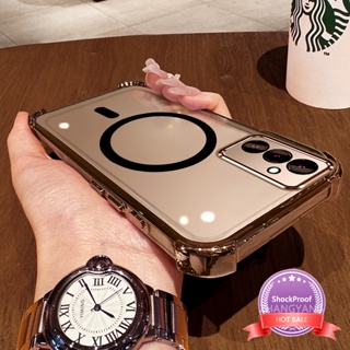 Capa Para Samsung A26 A36 5G A56 5G De Telefone De silicone Galvanizada À Prova De Choque Com design De Anel De Sucção M em Oferta na Shopee