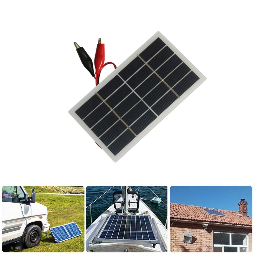 Painel Solar 10W 5V Mini Placa Carregador Portátil Polissilício DIY Sistema De Células Solares Para De Bateria Ao Ar Liv