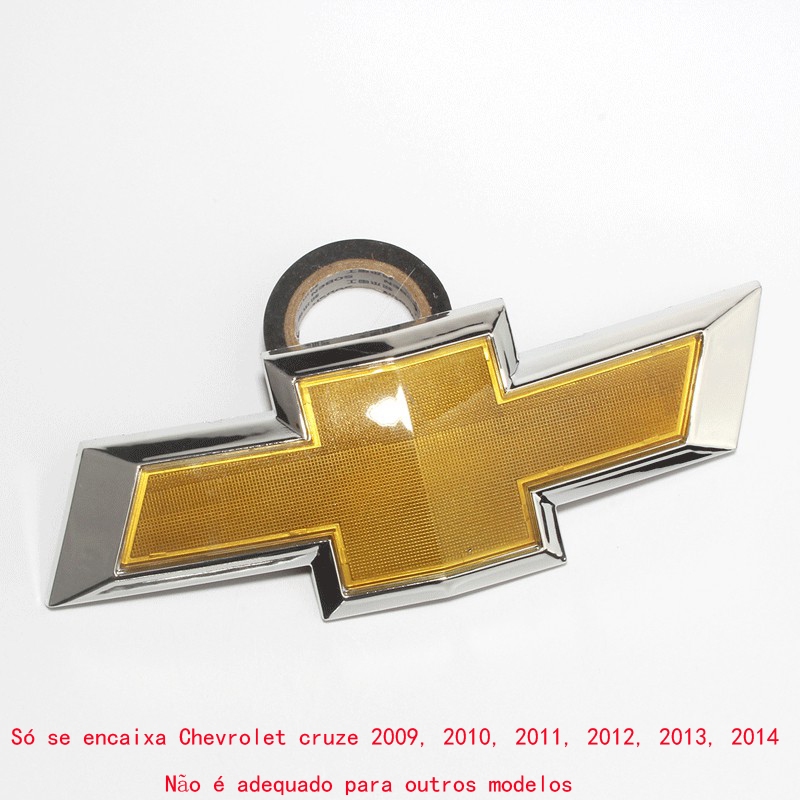 1 Peça Adesivo Emblema Da Grade Dianteira Do Carro Para Chevrolet Cruze 2009-2014 Acessórios