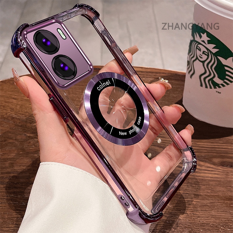 Capa Para POCO X7 Pro , À Prova De Choque , Galvanizada , Transparente , De Alta Definição , Estética , design De Sucção em Oferta na Shopee