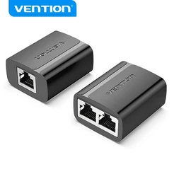 Vention RJ45 Ethernet Splitter 1 A 2 Fêmea Cabo De Rede Tomada Extensor Conector LAN Para Cat5 Cat6 Cat7