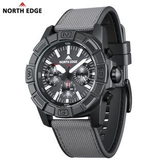 NORTH EDGE BLAZE Relógio Masculino Original Com Energia Solar 50M À Prova D'água Para Esportes Ao Ar Livre Três Subdiais em Oferta na Shopee