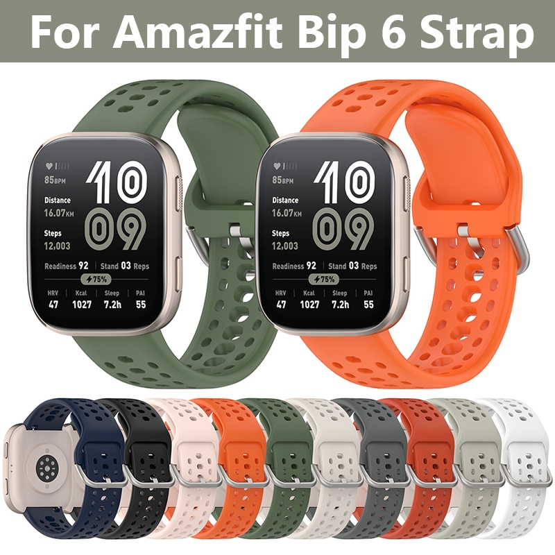 Pulseira De Silicone Macio Para Huami Amazfit Bip 6 Braclet Cinto De Substituição