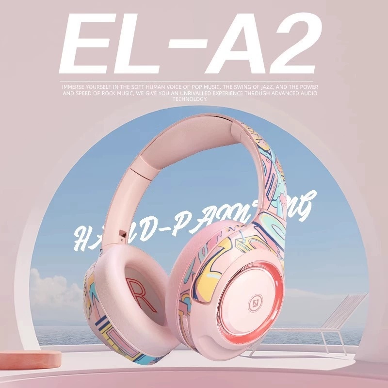 Alta Qualidade Fone De Ouvido Bluetooth RGB Entretenimento Fones Jogos Com Cancelamento De Ruído Microfone
