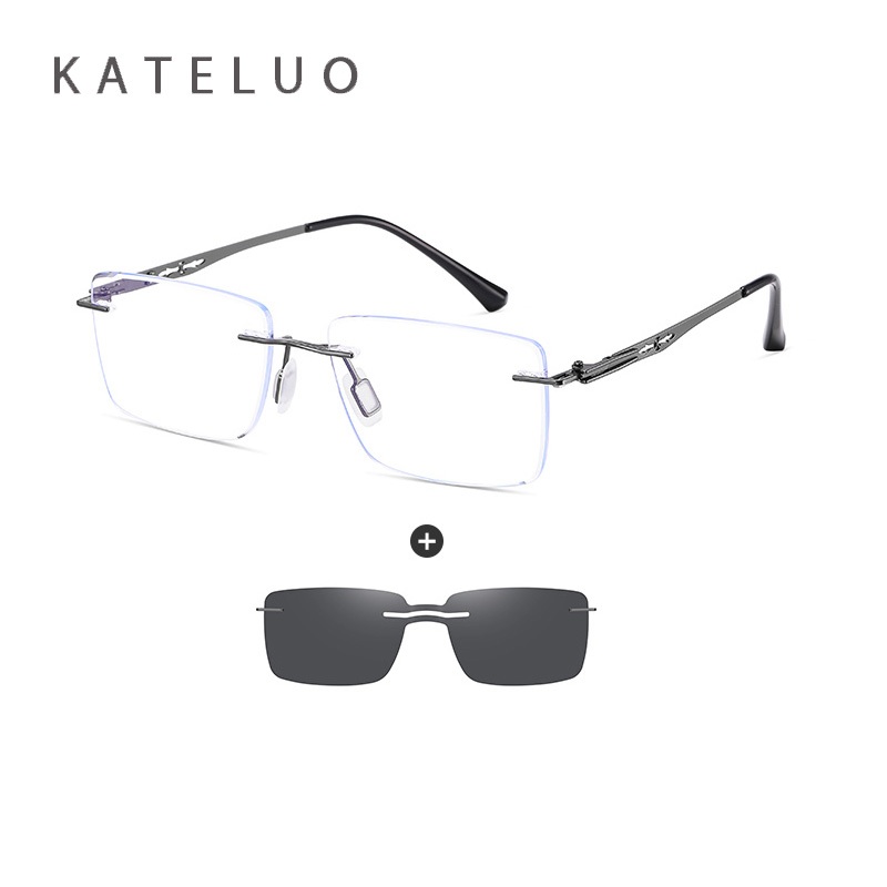 KATELUO Óculos De Sol Masculinos Com Clipe Magnético , Clipes De Polarizados , Condução Multifuncionais Para Z7202 em Oferta na Shopee