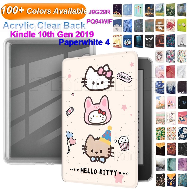 Para Kindle Paperwhite 4 2018 6.0" Kindle 10th Gen 2019 J9G29R PQ94W Capa Leitor De E-Book Acrílico Clear Traseira