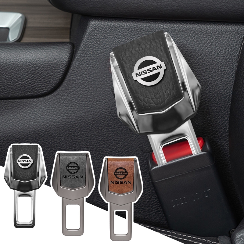 Trava De Couro Premium Para Cinto De Segurança De Carro , Rolha De Aviso Nissan Nismo Tiida Teana Horizonte Juke x-trail