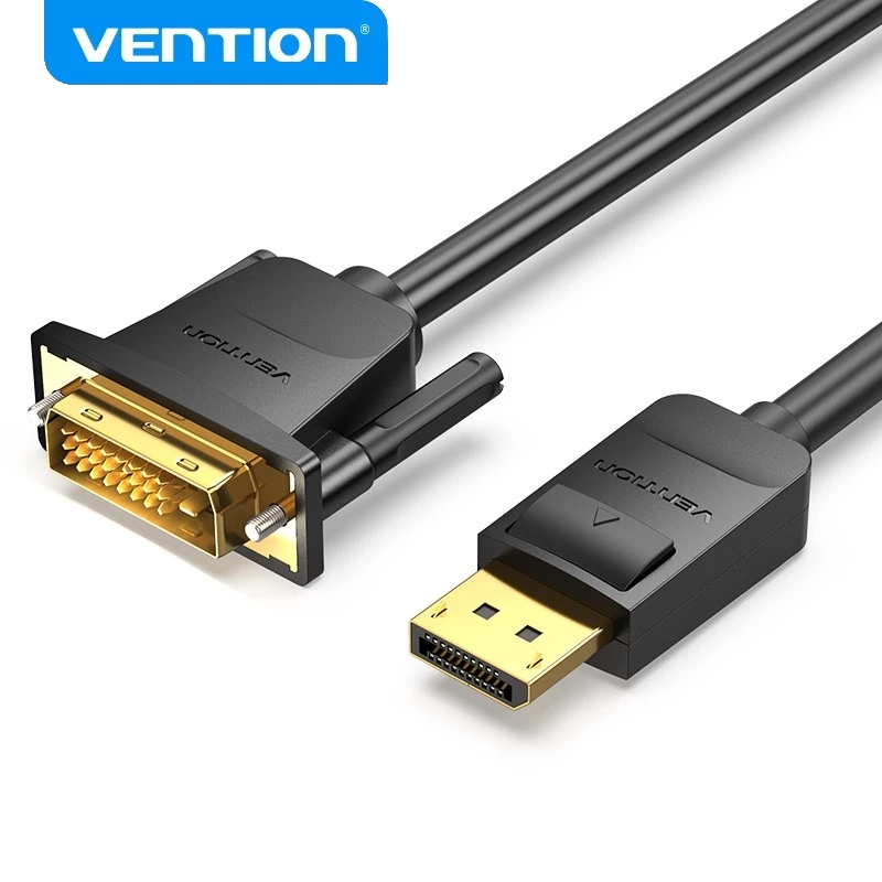 VENTION DisplayPort Para DVI Cabo DP Adaptador De Vídeo Macho Compatível Projetor De Monitor HDTV em Oferta na Shopee