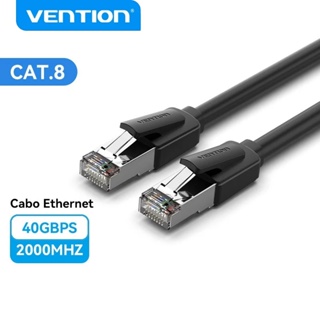VENTION Cat8 Ethernet cable SFTP jogo 40Gbps 2000MHz rede RJ45 ultra alta velocidade conector Lan para roteiro módem em Oferta na Shopee