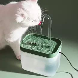 MIW Bebedouro Fonte de Água Com Fio Elevado Automático Com Filtro Para Pet Cachorro Gato 1.5 Litros
