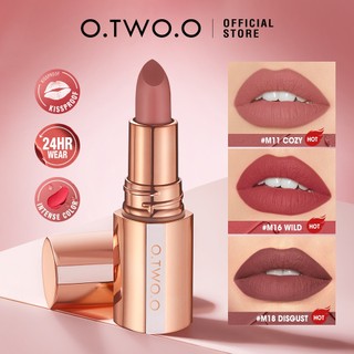 O.TWO.O Batom Matte Liptint Aveludado Maquiagem Labial 8Colors