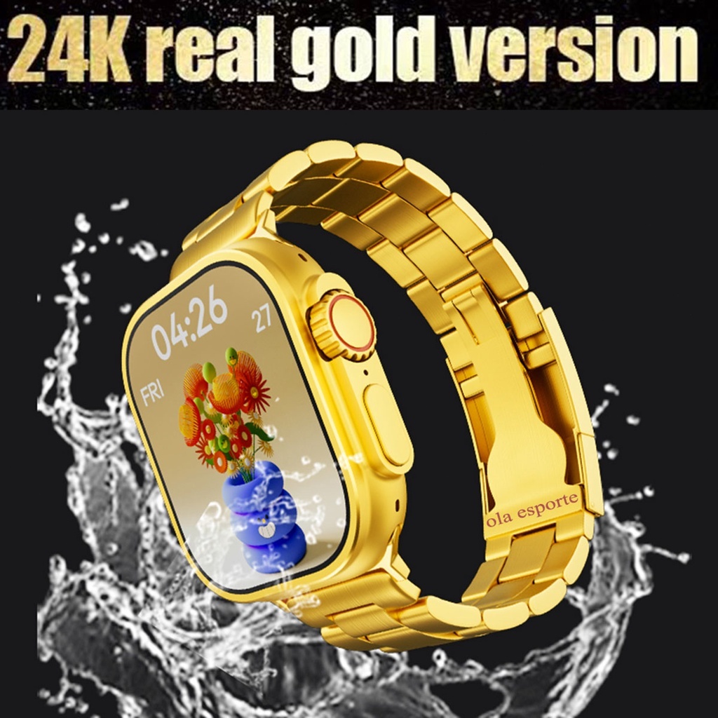 Frete Local À Prova De Intempéries 2025 C9 Ultra Novo Smartwatch Relógio Inteligente Sem Fio Bluetooth Chamada Série