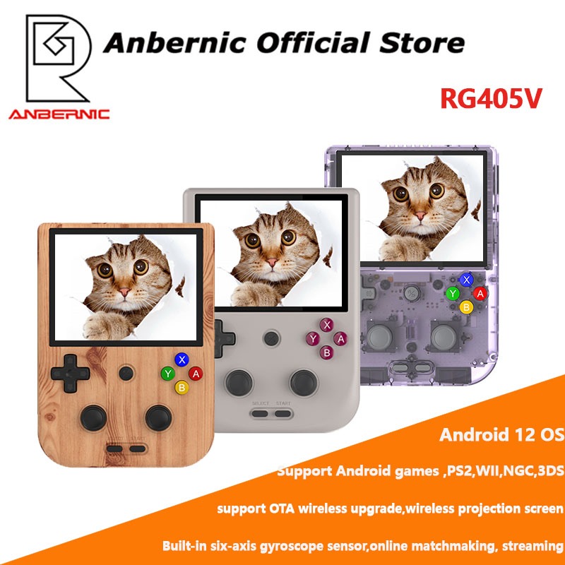 ANBERNIC RG405V Vertical Android Portátil 2023 Novo Joystick Arcade Controlador De Jogo