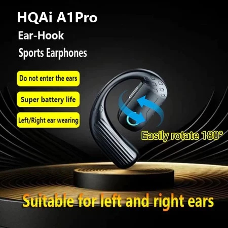 OWS Fone De Ouvido Sem Fio Bluetooth Com Redução De Ruído Microfone Embutido Bateria De Longa Duração Para Todos Os Tele