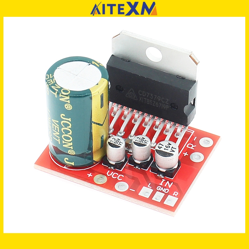 Amplificadores Amplificador De Áudio TDA7379 CD7379 Placa Amplificadora De Potência 38W X 2 DC Estéreo Canal Duplo De Al
