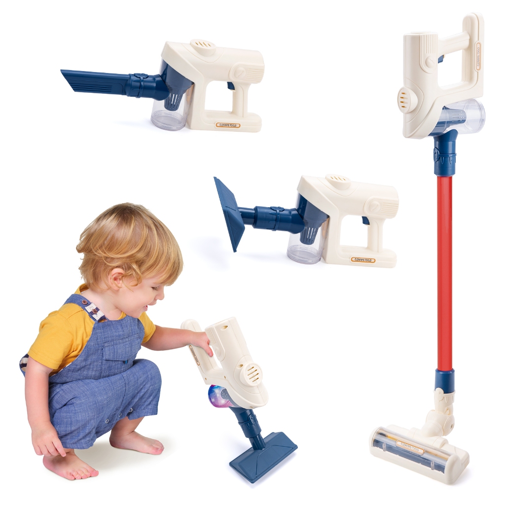 Mini Aspirador De Pó Elétrico , Simulação De Trabalho Doméstico , Coletor De Poeira Com Luz E Música , Brinquedos Educat em Oferta na Shopee
