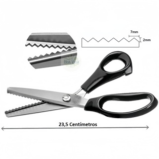 TESOURA DE PICOTAR PROFISSIONAL PARA ARTESANATO, ARTES, ESCOLAR, PROFISSIONAL DIY em Oferta na Shopee