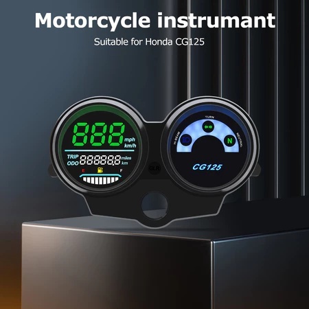 Novo Painel Digital LED Para Motocicleta , Velocímetro , Ventilador 125 Titan 125 2013 Dashboad Brasil Honda CG125 2000
