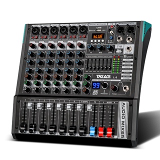 Mesa de som 8/12/16 canais profissional audio mixer equalizador USB 48V de Phantom Bluetooth computador 99 Effect TKLBLS em Oferta na Shopee