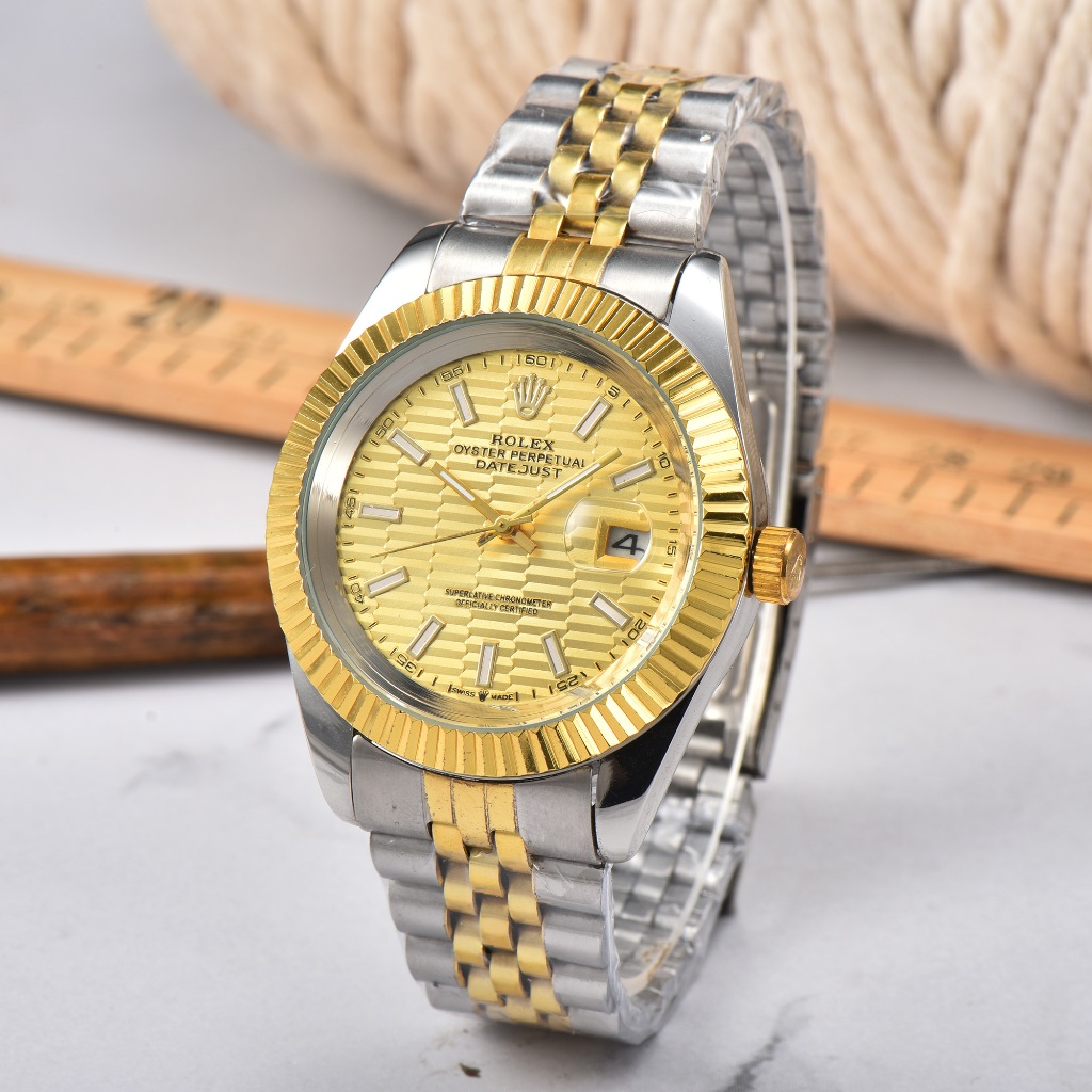 Novo Rolex Trendy Street Style Relógio de Pulso Movimento de Quartzo Moda Casual Relógio Masculino Rui Watch dgyh