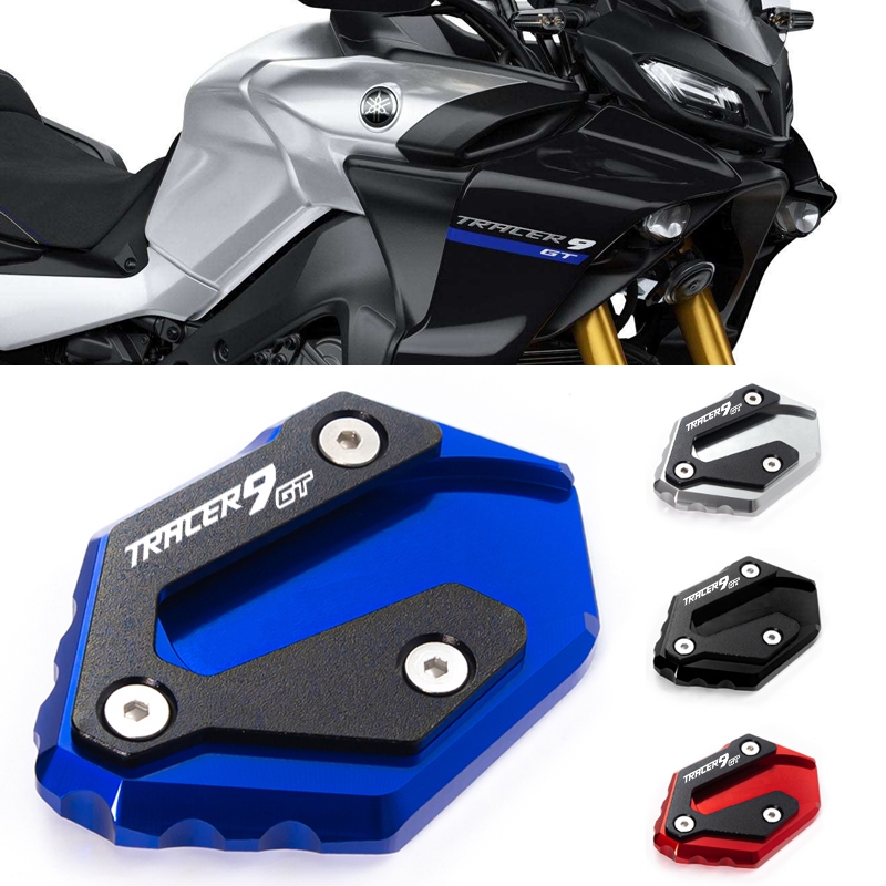 Para YAMAHA TRACER 9 GT 9GT 2023 22 2021 TRACER9 Tracer9gt Motocicleta CNC Kickstand Pé Suporte Lateral Ampliador