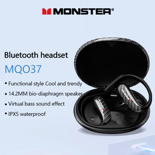 Monster MQO37 sem fio Bluetooth novo sistema 6.0 cancelamento de ruído longa duração da bateria segunda conexão fones em Oferta na Shopee