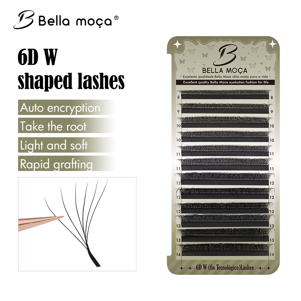 Bella Moça Cílios 6d Real W Technológico Brasileiro Egípcio Volume 0.07D