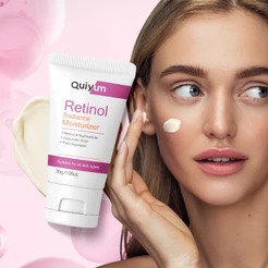 QUIYUM Retinol Creme Hidratante Suave Rugas Facial Apertar A Pele Hidratação Profunda Melhorar Elasticidade Da 30g
