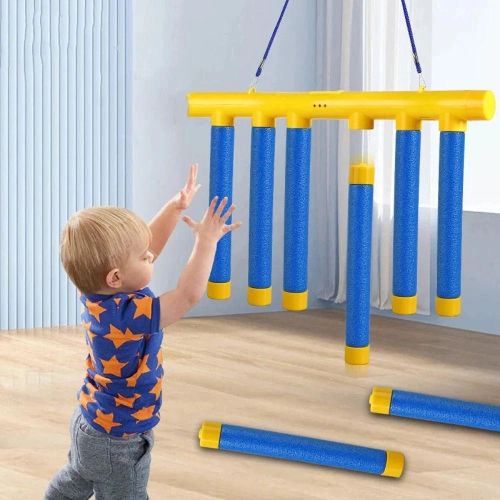 Jogo De Bastões De Queda De SUPER Desafio , Bastão De Agarrar Olhos E Mãos Para Exercícios De Reação Rápida