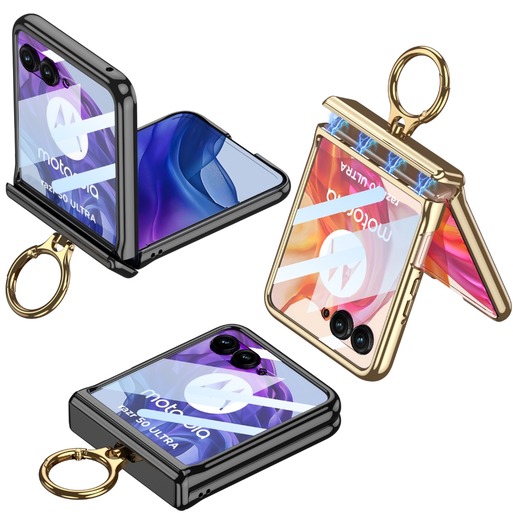 Casos Para Motorola Moto Razr 60 PRO 50 Ultra Caso De Telefone Transparente Bord