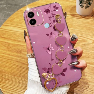 Invólucro Para Xiaomi Redmi A1 A2 Plus A1 + A2 + Poco C50 C51 Plantas De Escalada Elegantes Com Pulseira De Amor Galvani em Oferta na Shopee