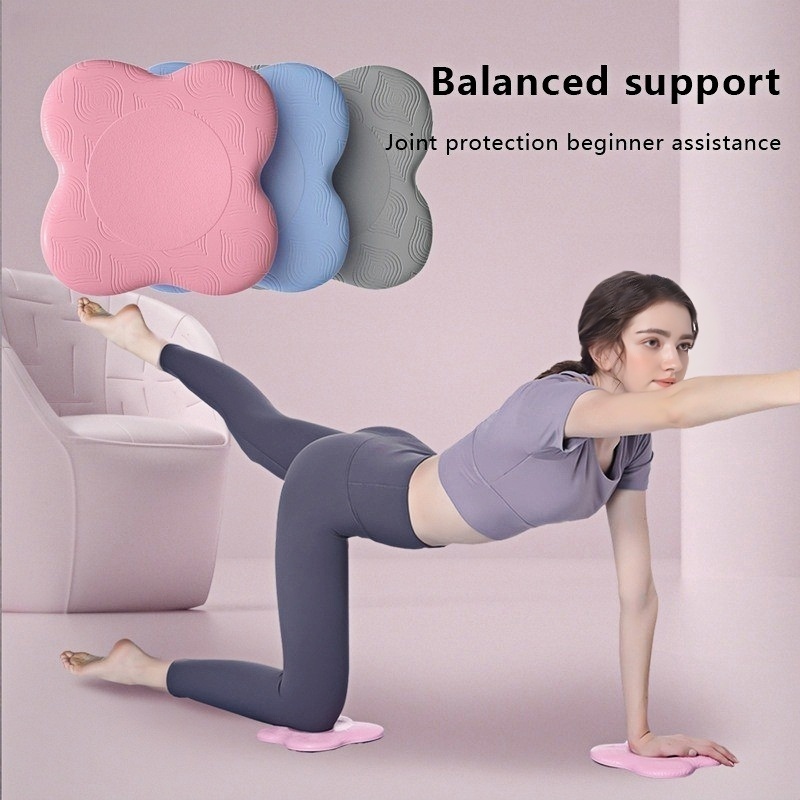 Protetor multifuncional para cotovelo e joelho de yoga com suporte antiderrapante para braços e mãos
