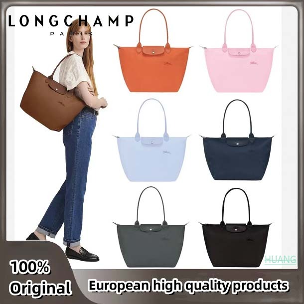 100 % Estoque original Longchamp Nova Bolsa Feminina Náilon À Prova Dwaterproof Água Dobrá...